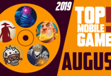 Top 5 août jeux mobiles Top 5 août jeux mobiles