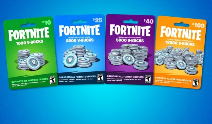 Carte Cadeau Fortnite Des Cartes Cadeaux Fortnite Seront Disponibles Pendant Les Vacances