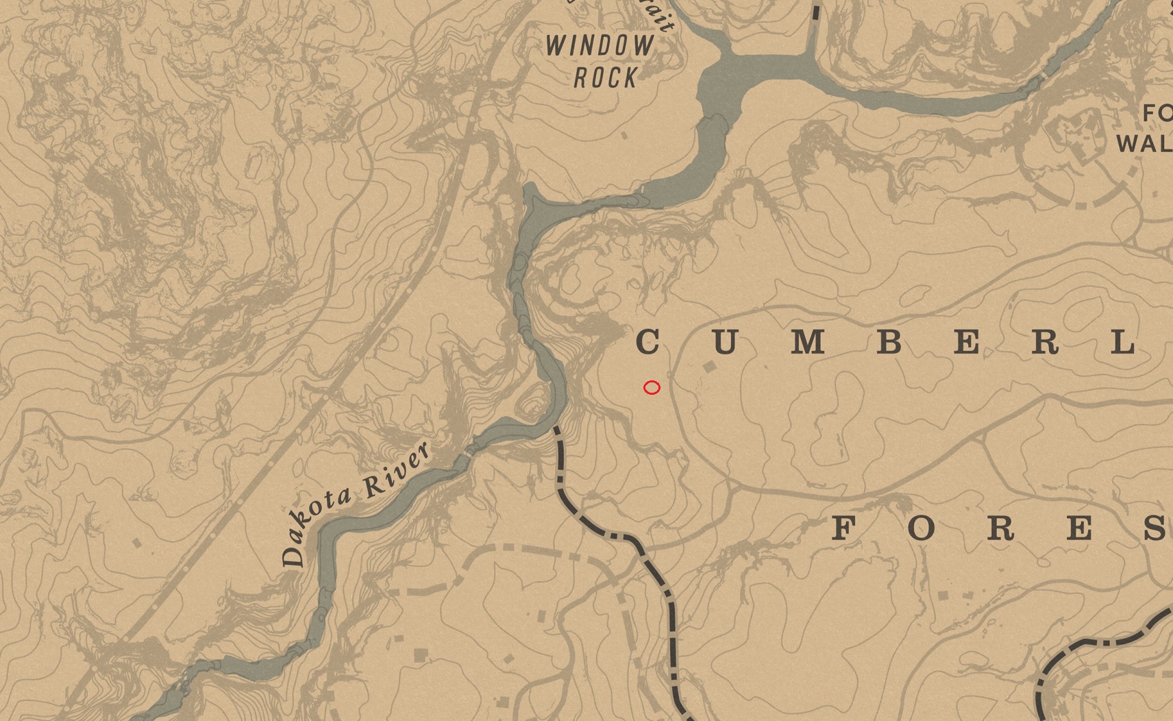 Sites Ram's Head dans la forêt de Cumberland