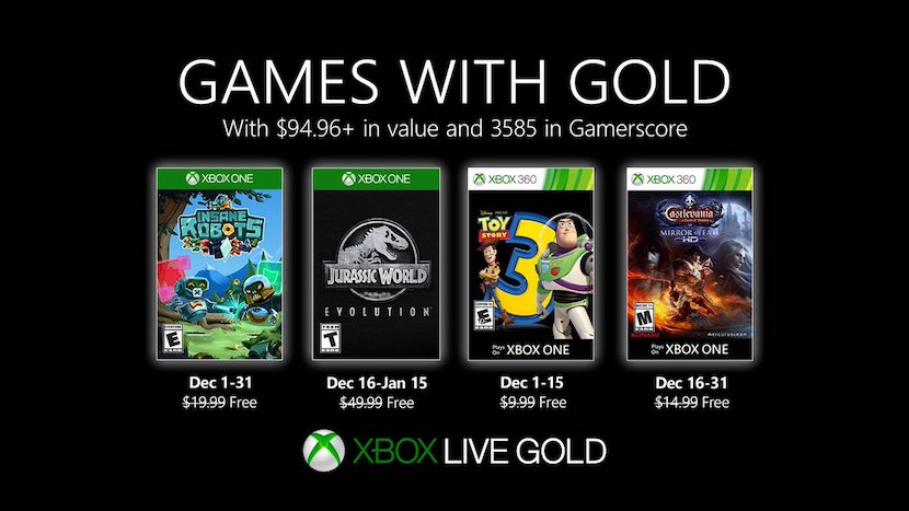 Jeux Xbox Live avec or
