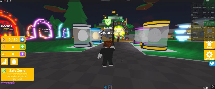 Portail "class =" wp-image-62425 "srcset =" http://conseilsjeux.com/wp-content/uploads/2020/04/Comment-obtenir-le-Sabre-Boss-Egg-dans-Roblox-Egg-Hunt.jpg 850w, https: / /assets.gamepur.com/wp-content/uploads/2020/04/07111421/Portal-Saber-Egg-500x208.jpg 500w, https://assets.gamepur.com/wp-content/uploads/2020/04/ 07111421 / Portal-Sabre-Egg-1536x640.jpg 1536w, https://assets.gamepur.com/wp-content/uploads/2020/04/07111421/Portal-Saber-Egg.jpg 1621w "tailles =" (max- largeur: 850px) 100vw, 850px "/></noscript></figure>
</div>
<p>À votre arrivée, vous verrez un gros lapin. Parlez avec lui et vous serez invité à collecter 100 œufs d'or. Ces œufs sont partout sur le sol, alors il suffit de courir les ramasser. Les œufs sont instanciés, donc vous n'êtes pas en compétition avec d'autres joueurs pour les obtenir, alors ne vous inquiétez pas.</p>
 <!-- A generated by theme --> 

<script async src=