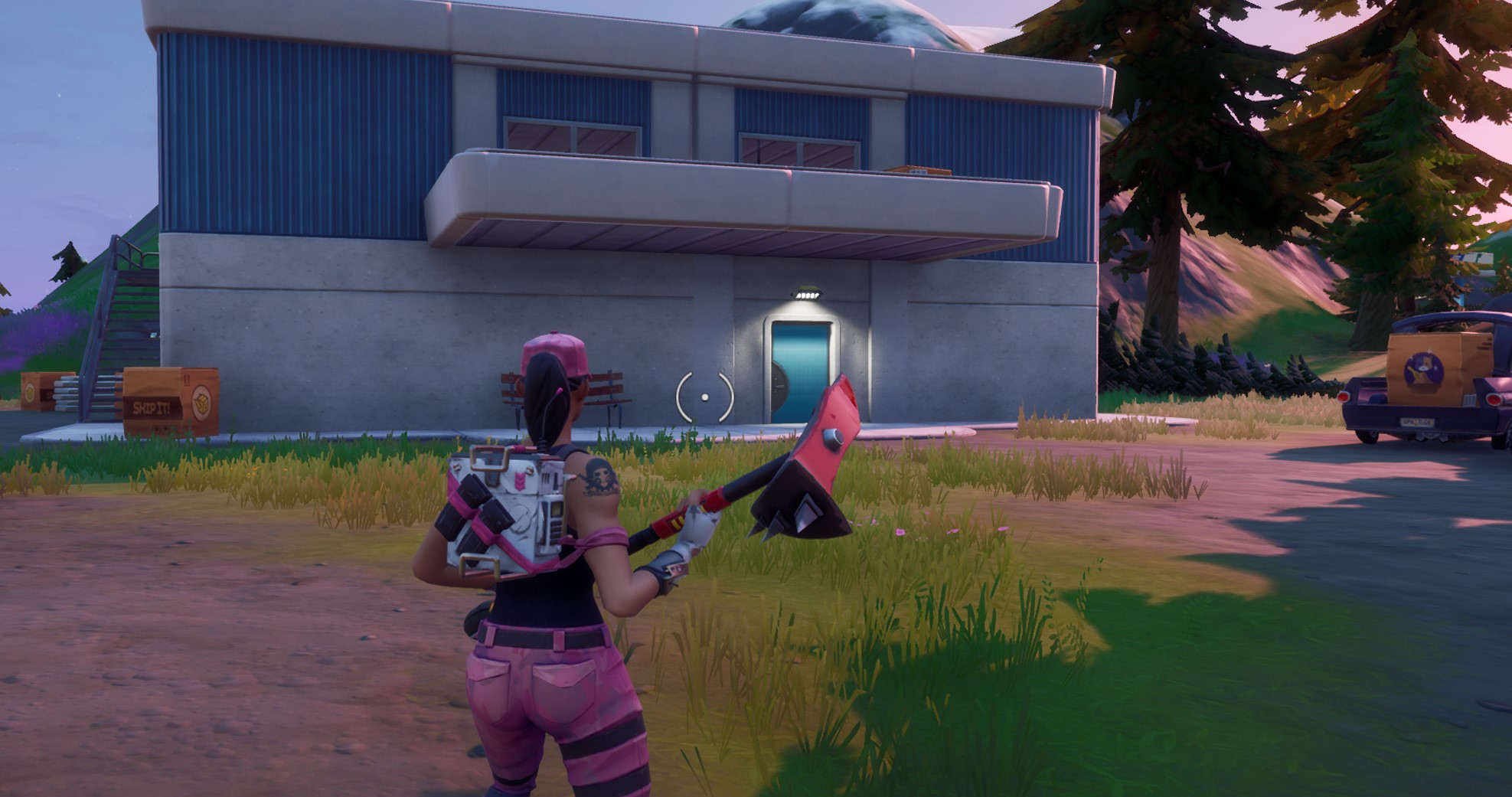 O Se Cacher Dans Un Carton Creepin La Box Factory De Fortnite