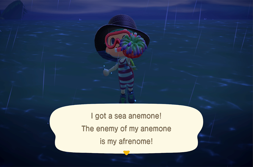 Liste de toutes les créatures marines d'Animal Crossing: New Horizons