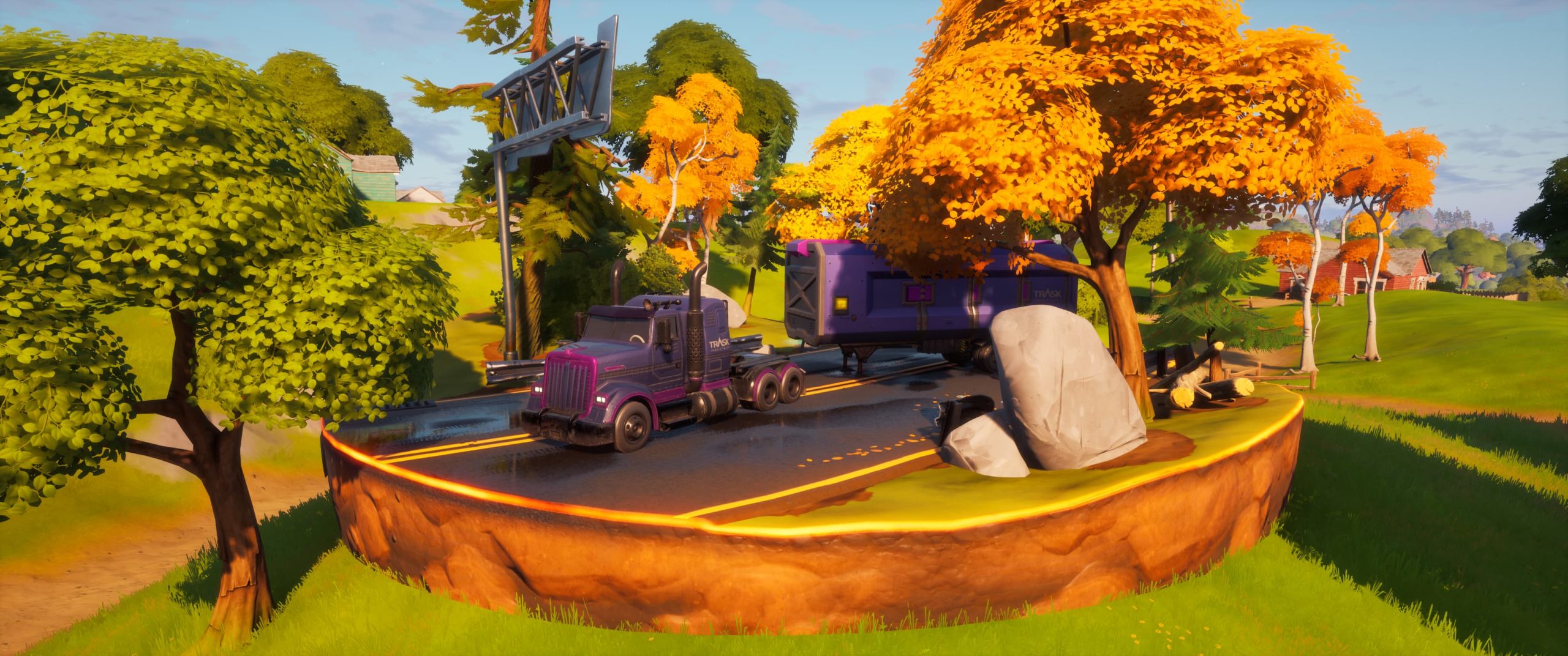 Emplacement du camion de transport Trask Industries dans Fortnite