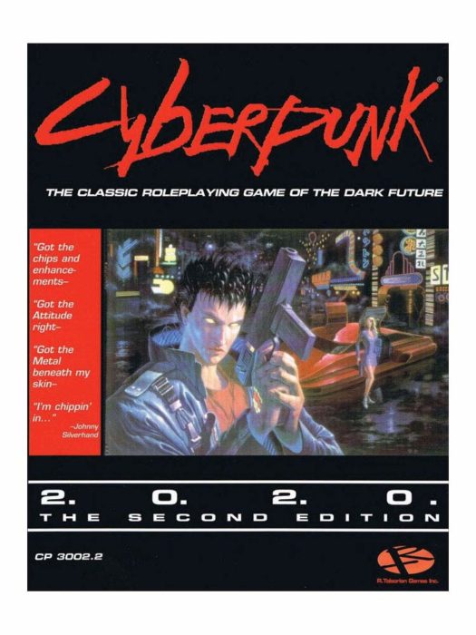 La couverture du livre Cyberpunk 2020 Tabletop RPG