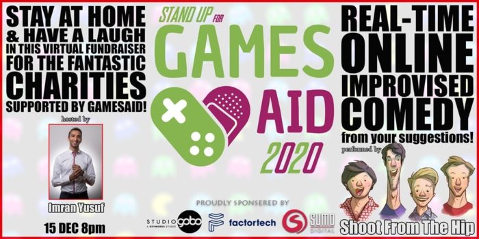 Art promotionnel de Stand Up For GamesAid.