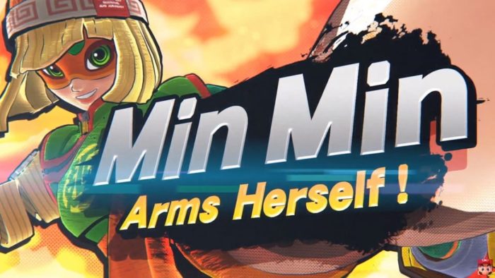 Min-Min ARMS Smash Bros Ultimate