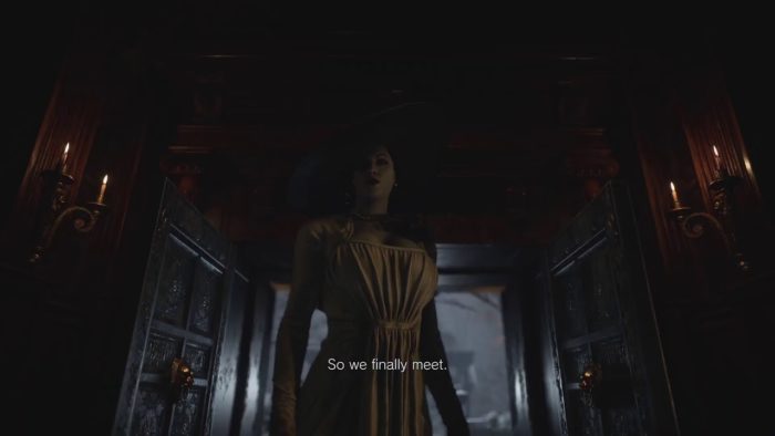 Capture d'écran de Resident Evil Village Lady Dimitrescu