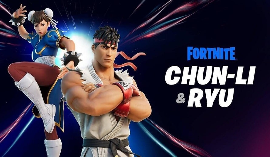 Les Combattants De Street Fighter Chun Li Et Ryu Entrent Dans Fortnite