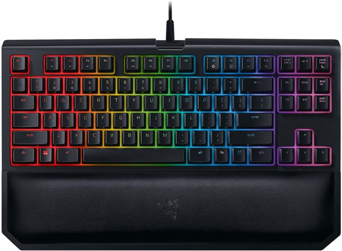 Clavier de jeu mécanique sans clé Razer BlackWidow TE Chroma v2 TKL