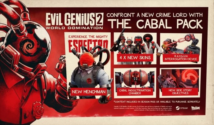 The Cabal Pack Evil Genius 2: World Domination