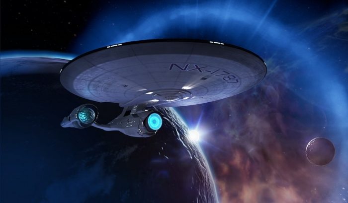 Coprésence de l'équipage du pont Star Trek