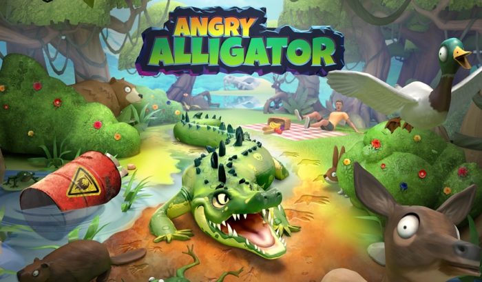 alligator en colère 