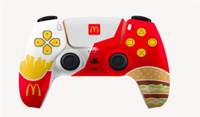 Manette PS5 personnalisée de McDonald's