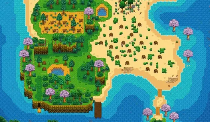 Fermes de plage de Stardew Valley