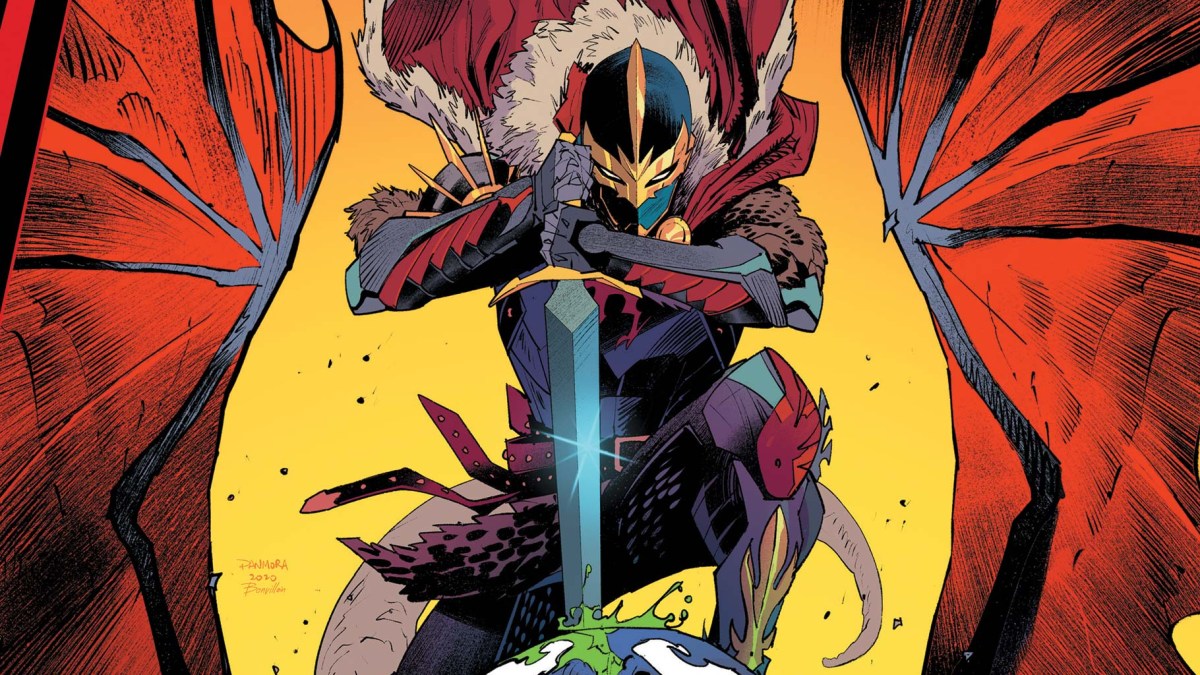 Une image de Black Knight de Marvel Comics dans le cadre d'un article sur la carte dans Marvel Snap et les meilleurs decks pour lui, les compteurs et s'il vaut des jetons de collection ou une cache de projecteur.