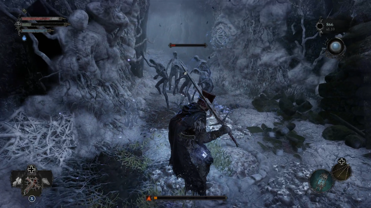 Une image de Lords of the Fallen montrant un personnage combattant des ennemis dans le cadre d'un article donnant les meilleurs conseils pour réussir le jeu pour les débutants.