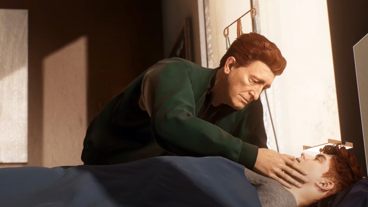 Une image de Norman Osborn dans Marvel's Spider-Man 2 dans le cadre d'un article expliquant ce qu'est le G-Serum.