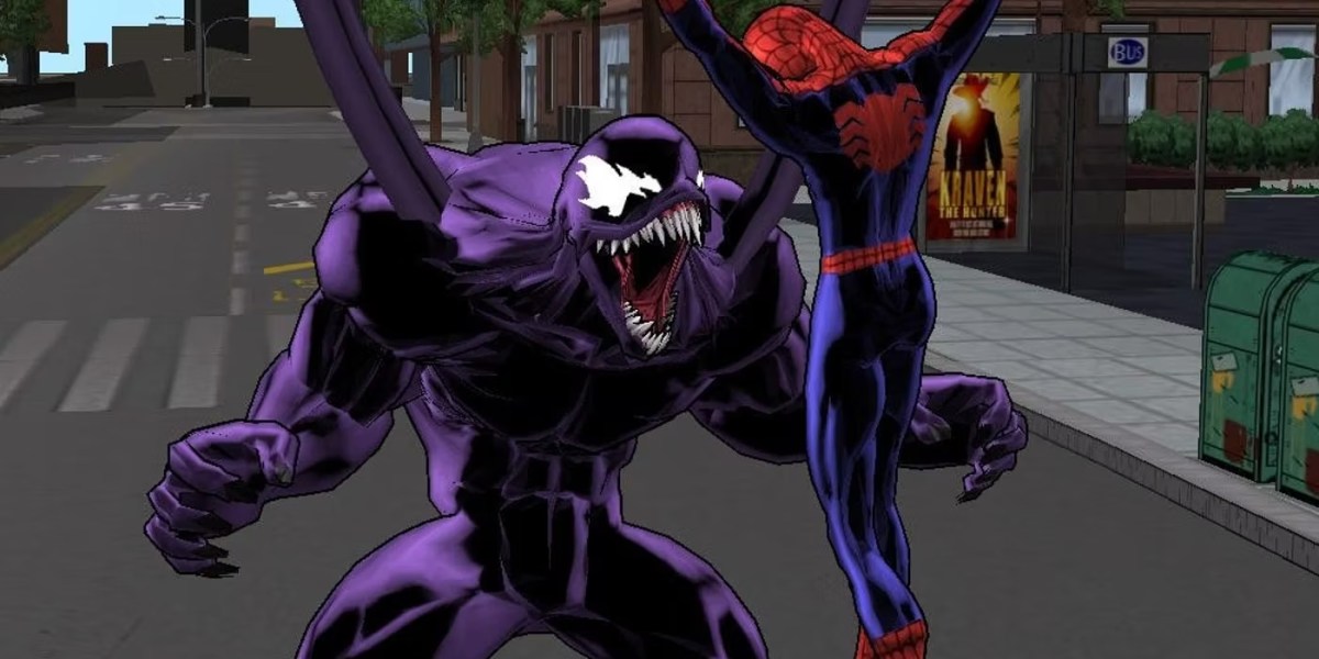 Venom combat Spider-Man dans Ultimate Spider-Man.