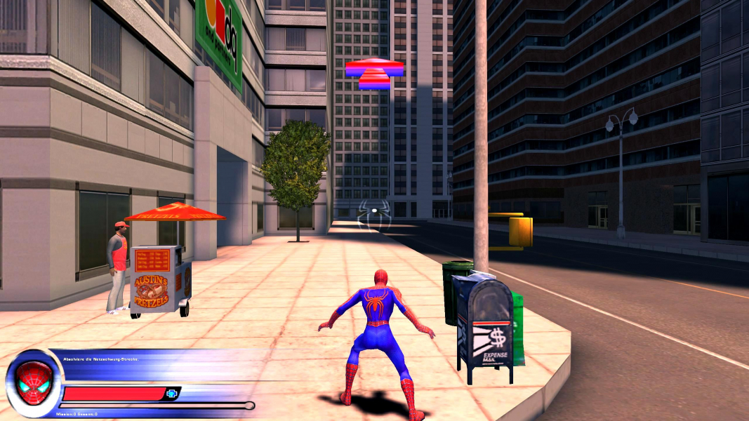 Peter Parker dans la rue dans Spider-Man 2 dans le cadre de tous les principaux jeux Spider-Man classés.