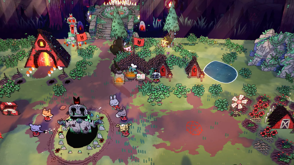 Cult of the Lamb est l'un des jeux tordus qui ressemblent à Animal Crossing.