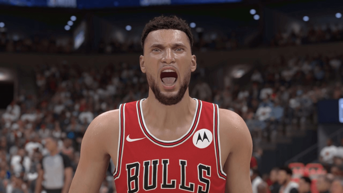 Zach LaVine crie dans NBA 2K24.  Cette image fait partie d'un article expliquant comment demander un échange dans NBA 2K24 MyCAREER.