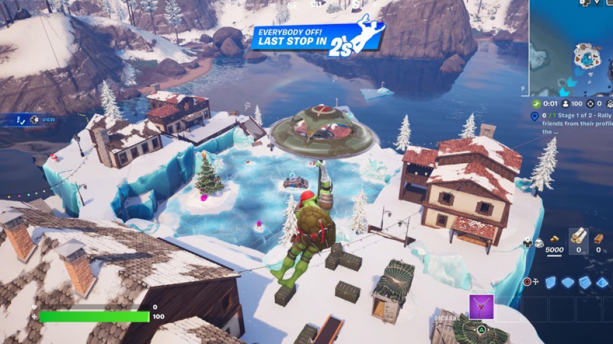 Winterburg dans le chapitre 5 de Fortnite.