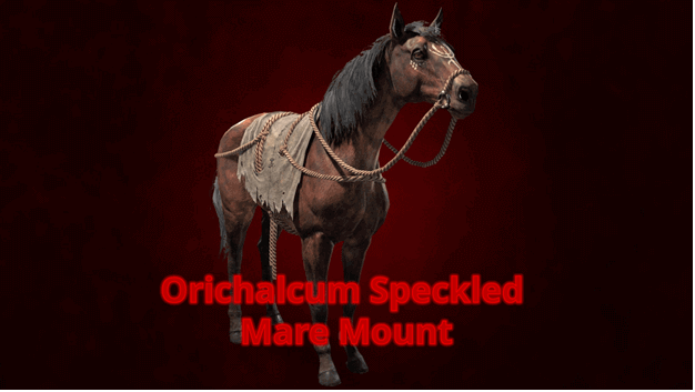 Saison 3 Orichalcum Speckled Mare Mount Diablo 4