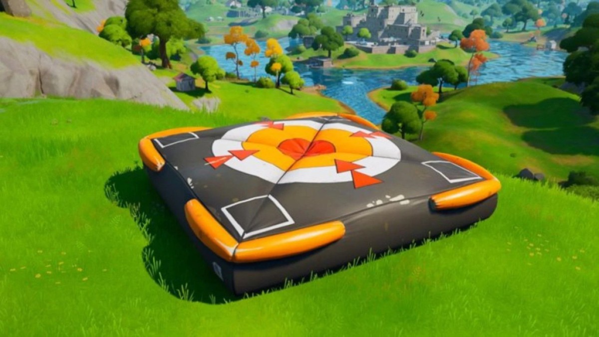 Le Crash Pad dans Fortnite.  Cette image fait partie d'un article expliquant comment obtenir le Crash Pad Jr. dans Fortnite Battle Royale. 