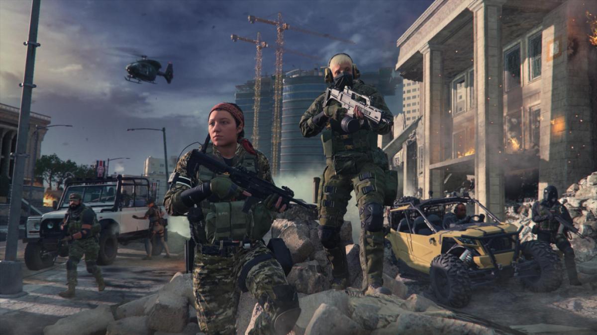 Une escouade de soldats dans Call of Duty : Modern Warfare 3. Cette image fait partie d'un article sur la façon d'obtenir une arme nucléaire dans MW3 Warzone.