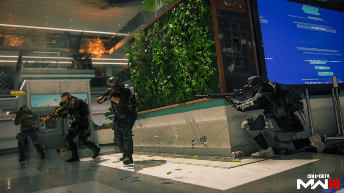 Un joueur attendant des ennemis au coin de la rue.  Cette image fait partie d'un article sur ce que sont les grenades cuites dans MW3.