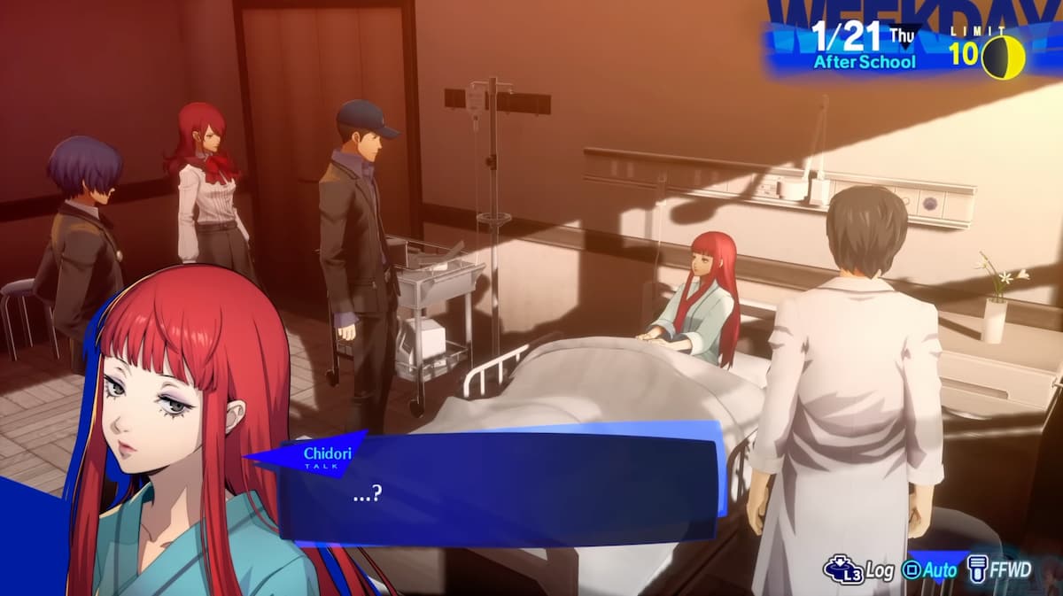 sauver Chidori dans le rechargement de Persona 3