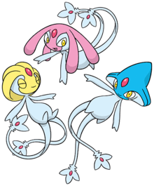 Pokémon Gardiens du Lac Uxie Azelf Mespirit