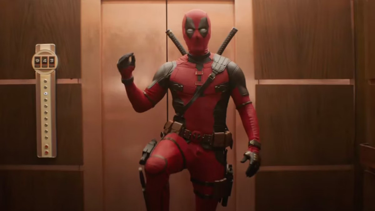 Une image tirée de la bande-annonce de Deadpool & Wolverine.  Cette image fait partie d'un article expliquant si Gambit sera présent dans Deadpool 3.