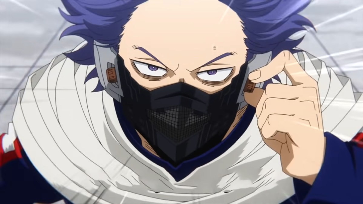 Un personnage touchant son masque dans MHA.  Cette image fait partie d'un article sur tous les arcs majeurs de My Hero Academia (MHA), classés du pire au meilleur.